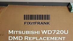 Mitsubishi WD720U DMD Replacement / General Maintenance