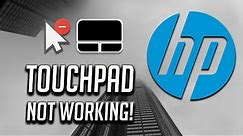 HP Touchpad Not Working in Windows 10/8/7 [2024 Tutorial]