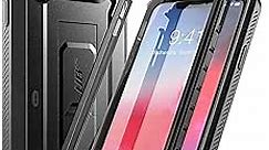 SUPCASE [Unicorn Beetle Pro Series] Case Designed for iPhone XS Max , Full-Body Rugged Holster Case with Built-In Screen Protector kickstand for iPhone XS Max 6.5 Inch 2018 Release (Black)