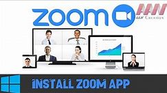 How to install Zoom App on Windows 10
