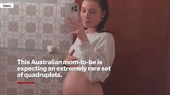 First time mom is pregnant with two sets of identical twins