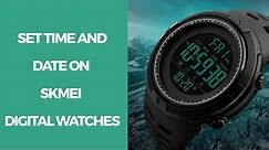 How to | Time and Date Setup on Skmei Digital Watches | #skmei #tutorial