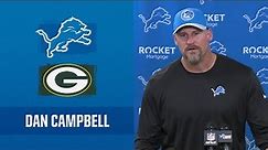 Dan Campbell postgame media availability | 2023 Week 12: Lions vs. Packers