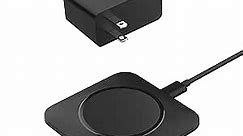 Belkin BoostCharge Pro 15W Universal Easy Align Wireless Charging Pad, Fast Qi Charger, Large Charging Pad for Apple iPhone, Samsung Galaxy, Apple AirPods Pro, and Other Devices - Black