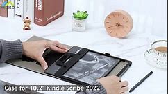 MoKo Case for 10.2" Kindle Scribe 1st Generation - 2022 Release, Slim PU Shell Cover Case with Auto-Wake/Sleep for Kindle Scribe 10.2 2022, Indigo