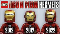 NEW LEGO Iron Man Helmet Comparison