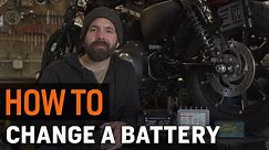 How to Change a Motorcycle Battery