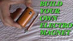 How to Make a Magnet at Home Easy - DIY Strong Electric Magnet