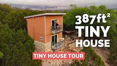 387-sqft 2-Story Tower Tiny Home on Airbnb! | Tiny House Tour