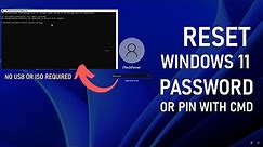 How To Reset Forgotten Windows 11 Password Easily 100% Working