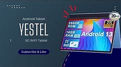 Affordable Bluetooth Android Tablet | Yestel Tablet Review and Unboxing | Android 13 Tablet |