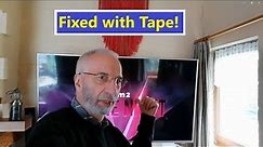 HOW TO fix horizontal lines on a Philips SmartTV with some tape ? #howto