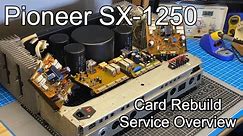Pioneer SX-1250 Vertical Card Rebuild Service w/ Test Jig | Process Explained