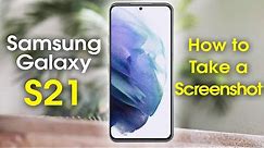 Samsung Galaxy S21 How to Screenshot | h2techvideos