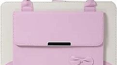 JGHYYZD Cute Case for iPad 9th Generation 2021 / iPad 8th 7th Gen/iPad 10.2 Inch, Slim Handbag Leather Protective Cover with Stand Hand Strap Pocket for Girls Woman Kids for iPad 9 8 7,Pink