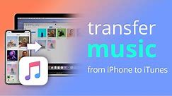 How to Transfer Music from iPhone, iPad, iPod touch to iTunes [Windows & Mac]
