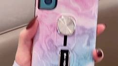 Pink Blue Marble Case