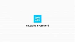 Resetting a Password