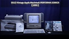 (012) Vintage Apple Macintosh PERFORMA 5200CD [ 1995 ]