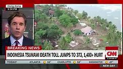 Tsunami death toll continues to rise