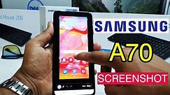 Samsung A70: How to Take Screenshot
