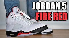 AIR JORDAN 5 FIRE RED REVIEW & ON FEET + HOLD OR SELL?