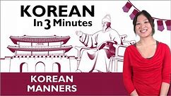 Learn Korean - Thank You & You're Welcome in Korean