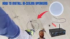 How to Professionally Install in Ceiling Speakers
