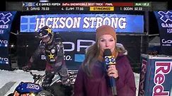 Jackson Strong Crashes In Run 1 Snowmobile Best Trick