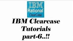 IBM Rational Clearcase | Tutorial Part-6 | Clearcase Metadata