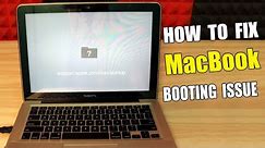 Fix support.apple.com/mac/startup - How to Fix MacBook Bootup to Question Mark 2024