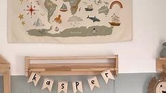 WORLD MAP STYLING 🤩 Love this reel by @briony.kasper.quinn featuring my large World Map wall hanging - proof (if you ever needed it) that styling up kids spaces is the most fun! ✨ #kidsinteriors #wallhanging #interiorinspo #montessori #nursery #playroom #childrensdecor #childrensprints #childhoodmagic #kidofthevillage #nurseryinspo #kidsdecor #kidsroom #kidsroomstyle #worldmap | Kid of the Village