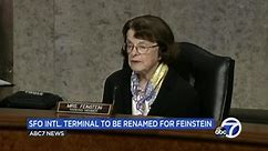 SFO international terminal to be renamed after late US Sen. Dianne Feinstein