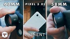 Moment 58mm vs 60mm Lens Comparison | Google Pixel 3 XL Photography