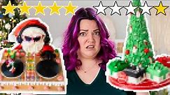 I Paid a 1 Star vs. 5 Star Bakery $1,000 to make CHRISTMAS CAKES!