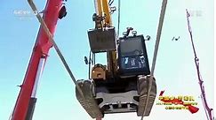 SANY Group - SANY SY75C walks on wire! Let’s see how...