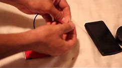 How to charge a cell phone without the plug