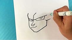 EASY How to Draw DRAGONBALL Z CELL