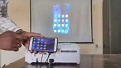 How to connect smartphone to projector wirelessly without laptop or pc no internet required!!