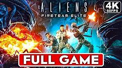 ALIENS FIRETEAM ELITE Gameplay Walkthrough Part 1 FULL GAME [4K 60FPS PC] - No Commentary