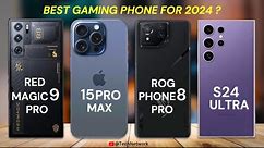 S24 Ultra Vs ROG Phone 8 Pro Vs iPhone 15 Pro Max Vs Red Magic 9 Pro | Best gaming phone 2024?
