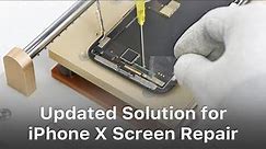 Updated Faster Solution - iPhone X Broken Glass Screen Refurbishing