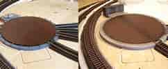 Model Railroad turntable kits എന്നതിനുള്ള ഇമേജ് ഫലം. വലിപ്പം: 242 x 100. ഉറവിടം: www.tysmodelrailroad.com