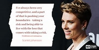 Image result for Scarlett Johansson Quotes. Size: 197 x 100. Source: yourstory.com