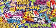 Image result for Graffiti. Size: 195 x 100. Source: www.vecteezy.com
