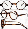 Image result for Round Frame Reading Glasses. Size: 96 x 100. Source: www.ebay.com
