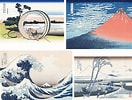 北斎の作品 に対する画像結果.サイズ: 132 x 100。ソース: www.adachi-hanga.com