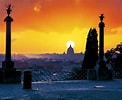 Risultato immagine per Tramonto Roma. Dimensioni: 122 x 100. Fonte: www.greenlinetours.com