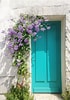 Image result for Blue door flowers. Size: 70 x 100. Source: www.pinterest.com