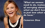 Image result for Cameron Diaz Quotes. Size: 156 x 100. Source: www.pinterest.com